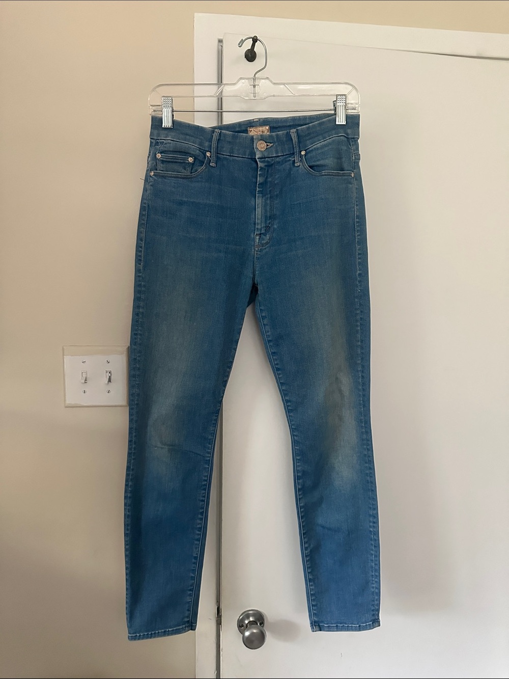 Mother -  Blue Slim Fit Jeans